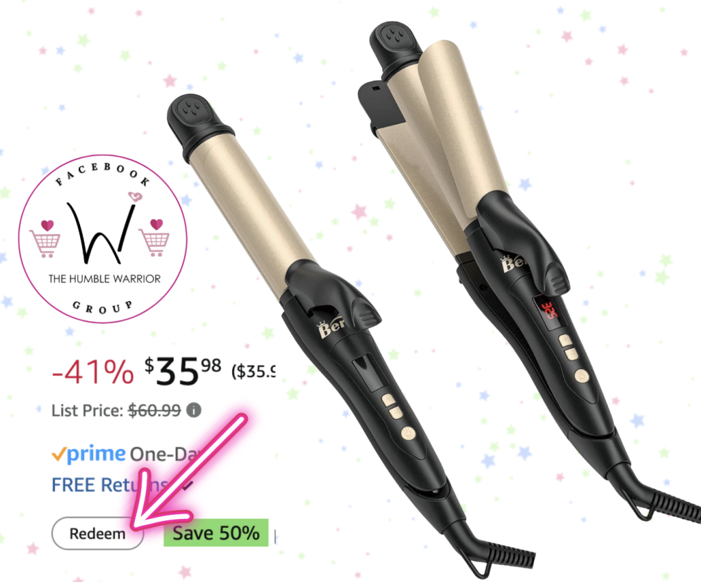 2-in-1 hair straightener and curler!